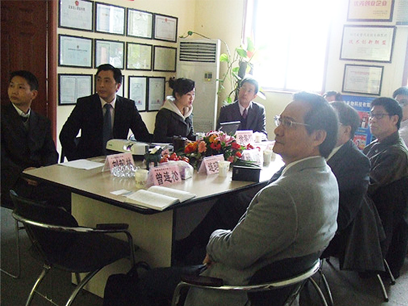 Chairman,etc. of Taiwan Lienchang Group, came to Weilisheng for electronic accessories business consultations